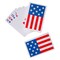 2 1/4" x 3 1/2" Patriotic Red, White & Blue Flag Playing Cards 12 Pieces